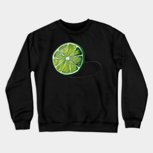 A half lime Crewneck Sweatshirt